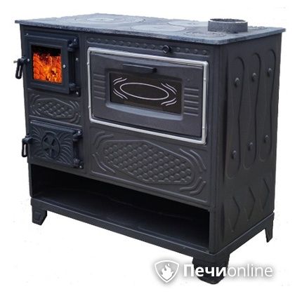 Отопительно-варочная печь МастерПечь ПВ-05С с духовым шкафом, 8.5 кВт в Клине